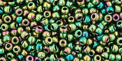 Toho Seed Beads - Higher Metallic Iris Olivine