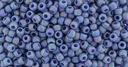 Toho Seed Beads - Semi-glazed Rainbow Soft Blue