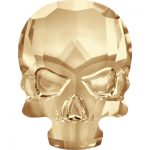 Swarovski Innovations - Spring/Summer 2018 Skull Flatback - Crystal Golden Shadow