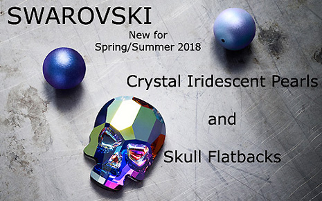 Swarovski Innovations - Spring/Summer 2018 - New Pearl Colours and Flatback Skulls