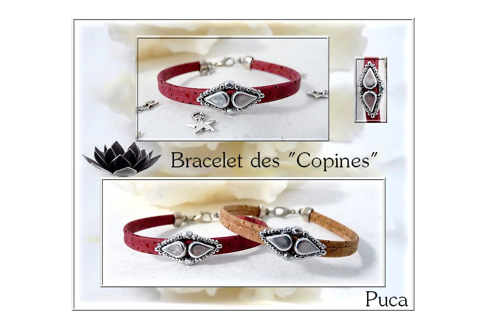 Copines Bracelet with Amos par Puca beads