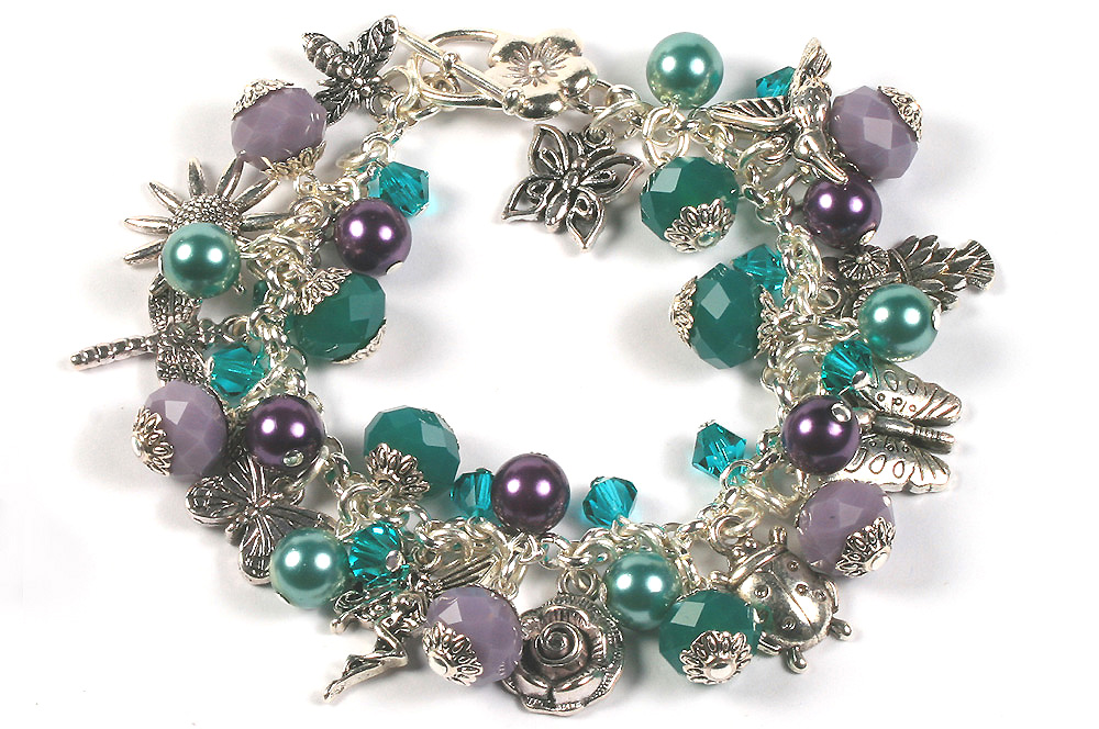garden charm bracelets