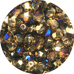 Czech fire-polished beads