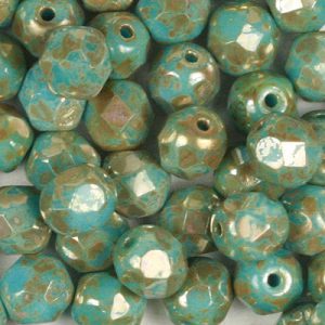 Blue turquoise picasso