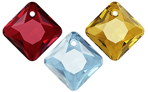 Swarovski Innovations - The Power of Emotions Princess Cut Pendants The Power of Emotions