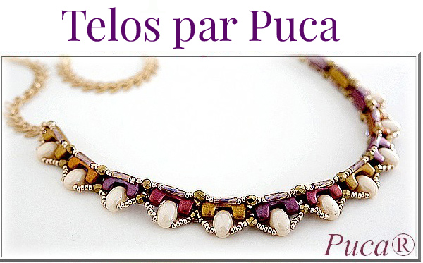 Tinaya Necklace with Telos par Puca Beads