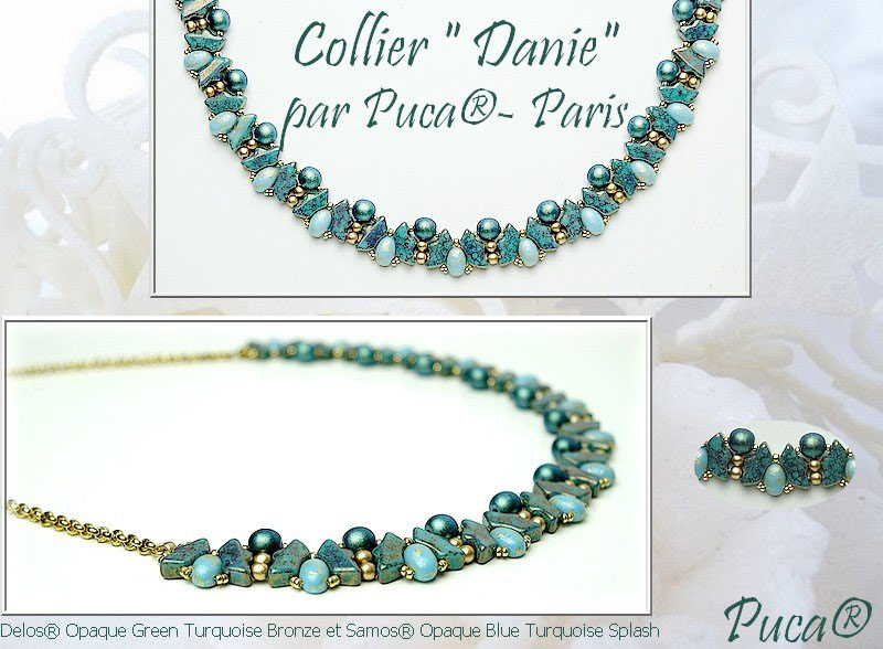 Delos par Puca bead