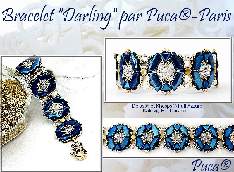 Delos par Puca bead