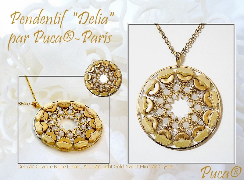 Delos par Puca bead