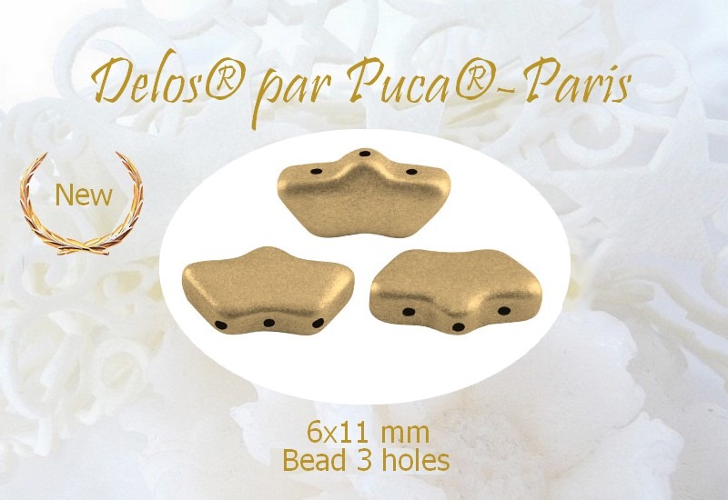 Delos par Puca bead
