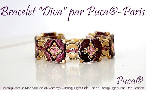 Delos par Puca bead