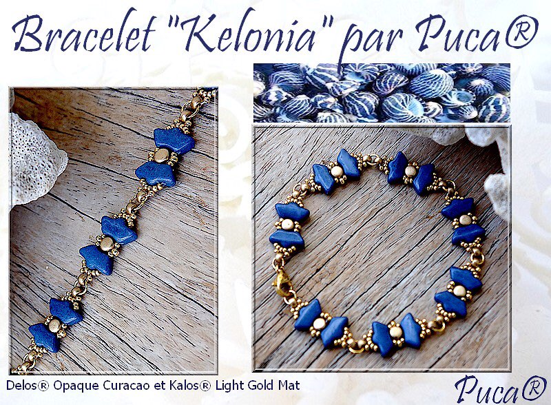 Delos par Puca bead
