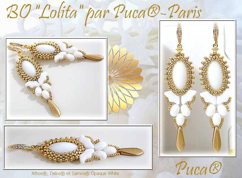 Delos par Puca bead