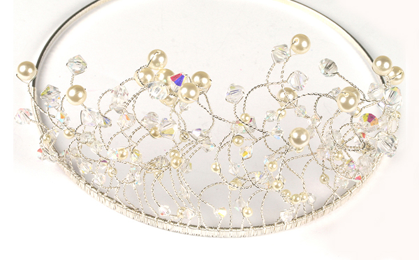 bridal tiaras and headbands