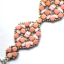 Honeycomb Beads and Other 2-hole Beads