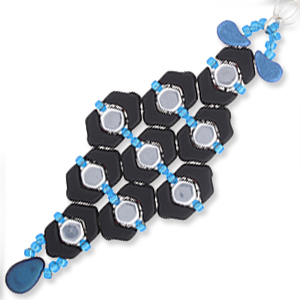 Honeycomb Beads and Other 2-hole Beads
