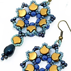 Honeycomb Beads and Ginkos