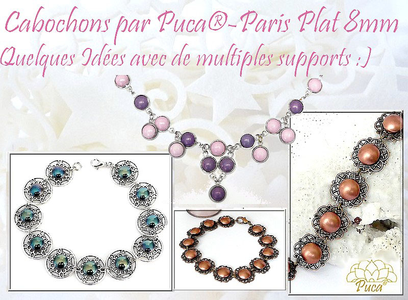New 8mm Cabochons par Puca
