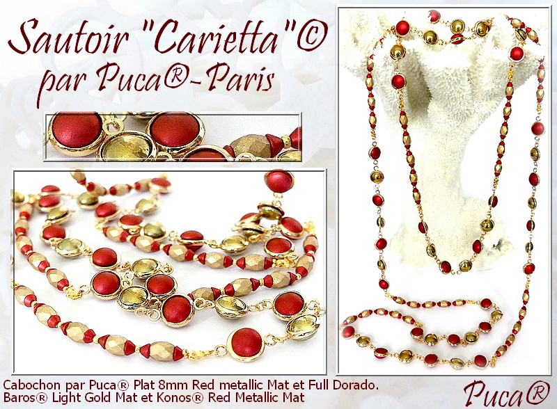 8mm Cabochons par Puca